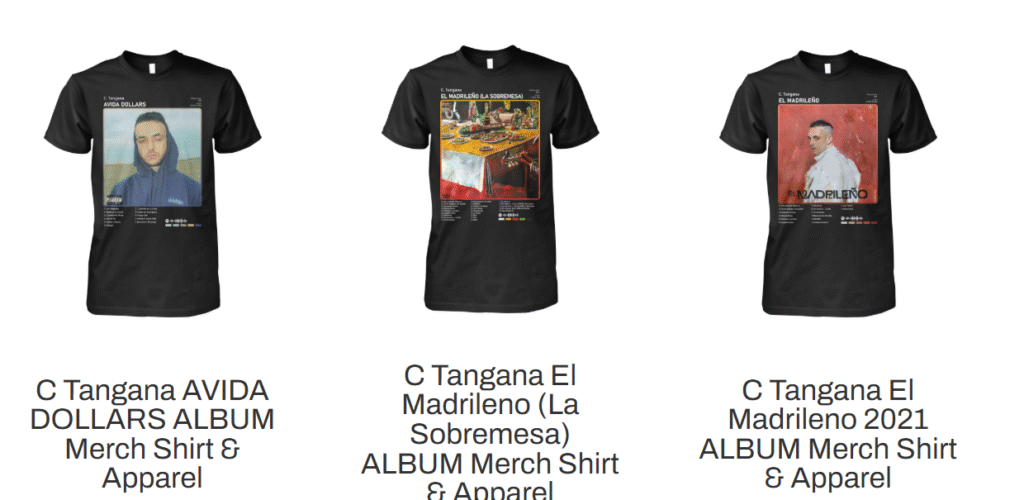 Compra ahora C. Tangana Merch