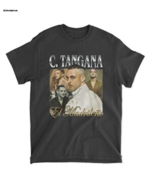 Camiseta C. Tangana El Madrileño Estilo Urbano Retro | Merch: Oficial Pucho