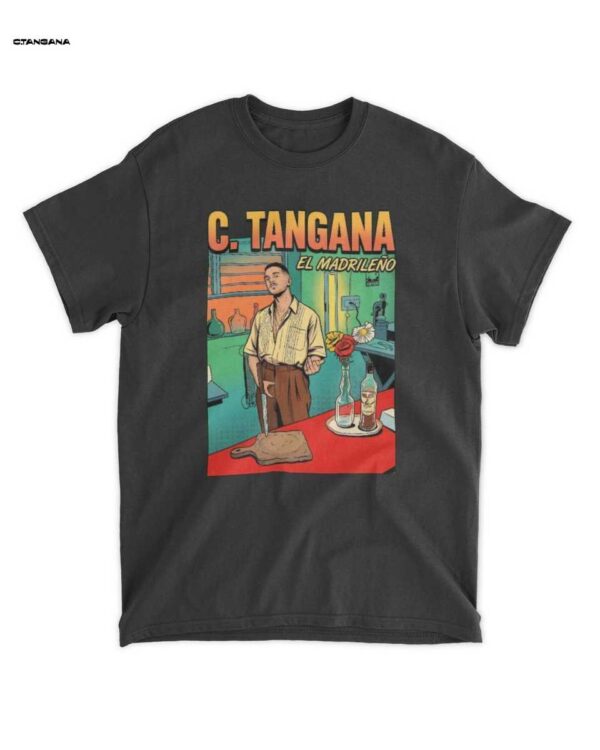¡Vibras Merch: Madrileñas: Tu Camiseta C. Tangana El Madrileño Comic Imprescindible!