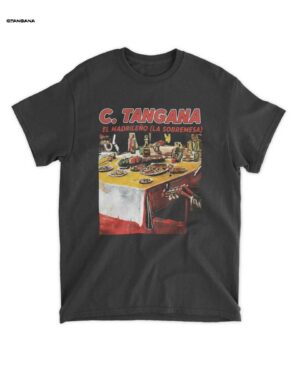C. Merch: Tangana El Madrileño La Sobremesa T-shirt: Cena Española Cómic