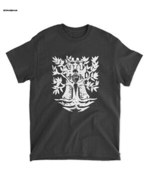 C Tangana Merch: Camiseta Estándar Unisex: Estilo Vintage con Escudo y Fortaleza Histórica