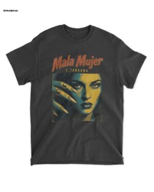 C. Merch: Tangana Mala Mujer | Camiseta Unisex Comic Pulp Vintage